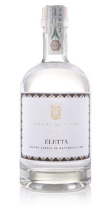 Liquori di Tivoli - Eletta Grappa Nobile di Montepulciano. Eletta è una grappa di monovitigno proveniente dalle uve leggermente spremute atte alla produzione del vino Nobile di Montepulciano.